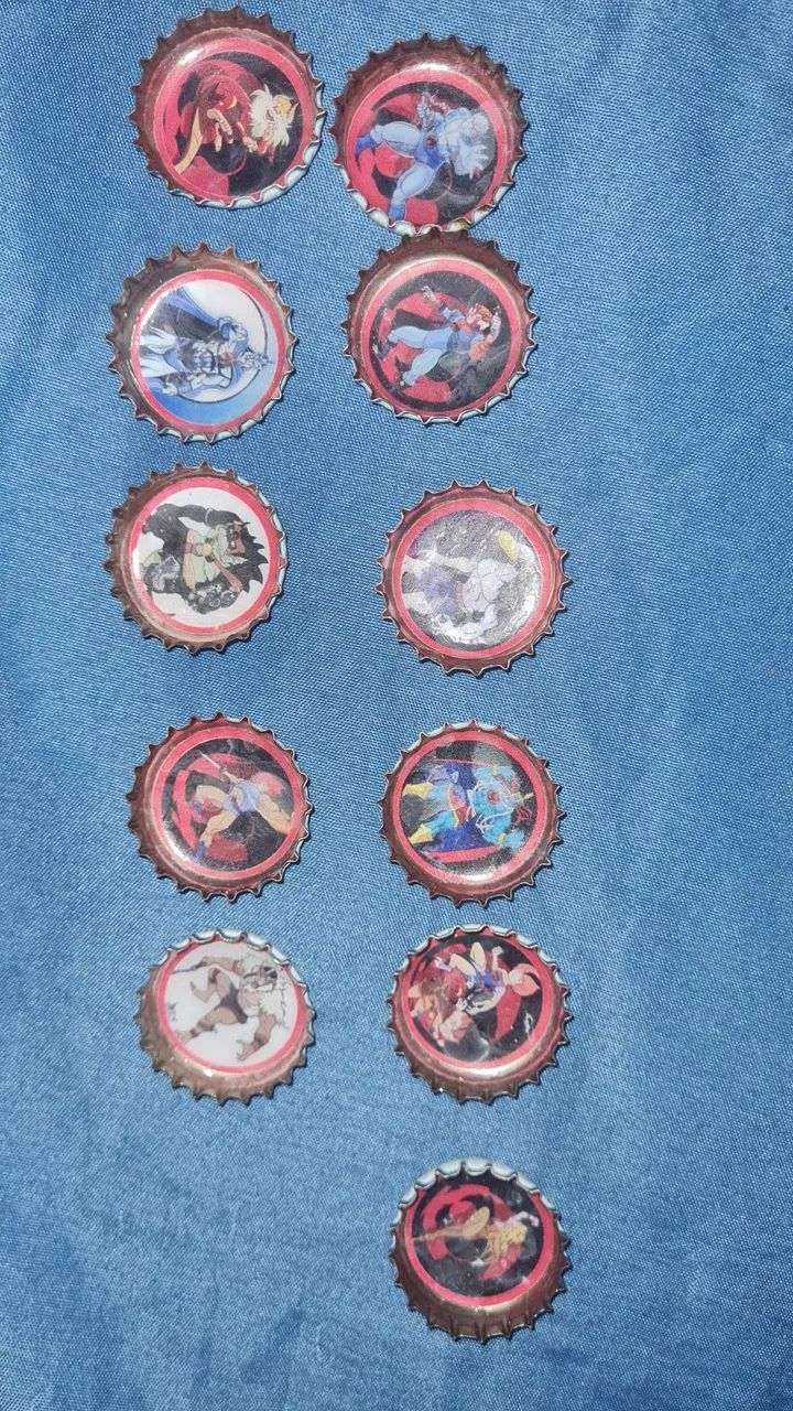 Thundercats tampinha coca cola antiga anos 80 colorida 