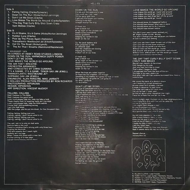 Lp The Hollies 1974 (importado) - Foto 3