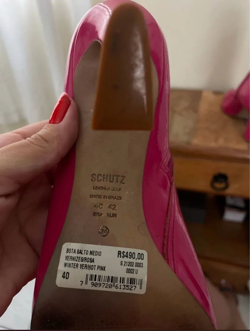 Schutz Patent Leather Boot64628725556739123