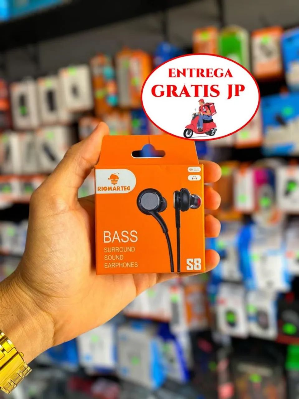 FONE DE OIVIDO COM FIO S8