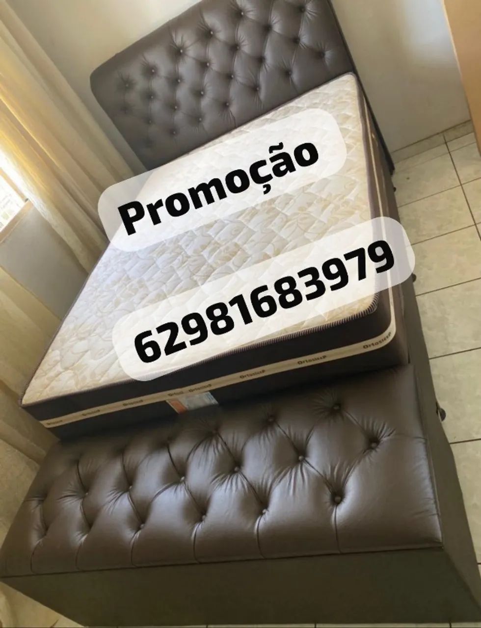 Cama box colchão novo hoje