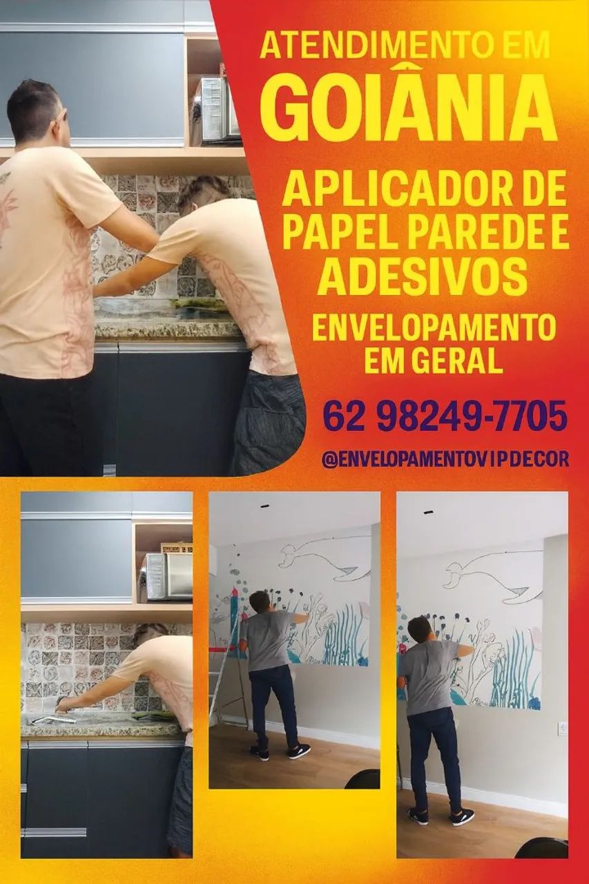 Papel de parede e instalador