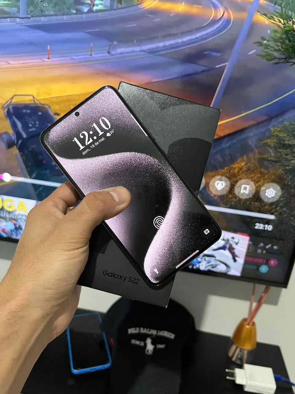 Samsung s22 128gb semi zero com caixa e nota fiscal