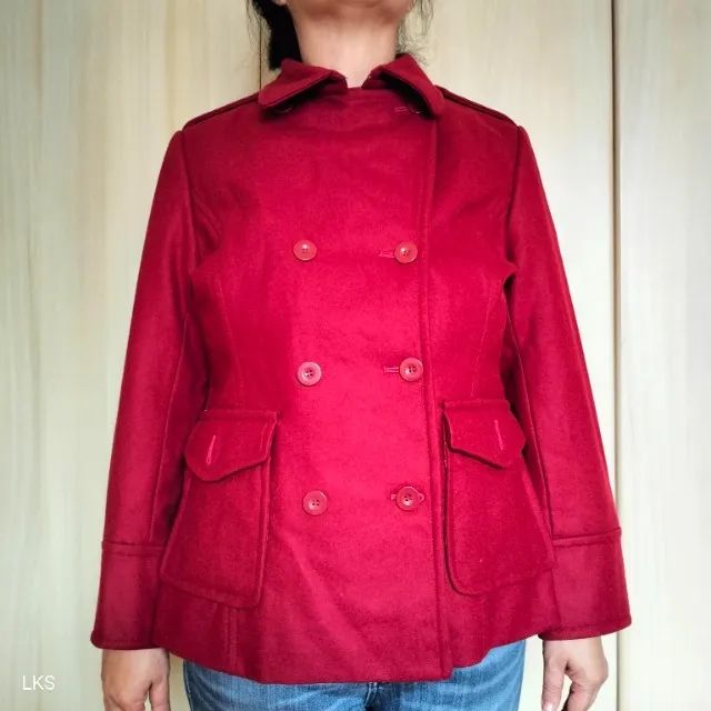 Casaco feminino vermelho