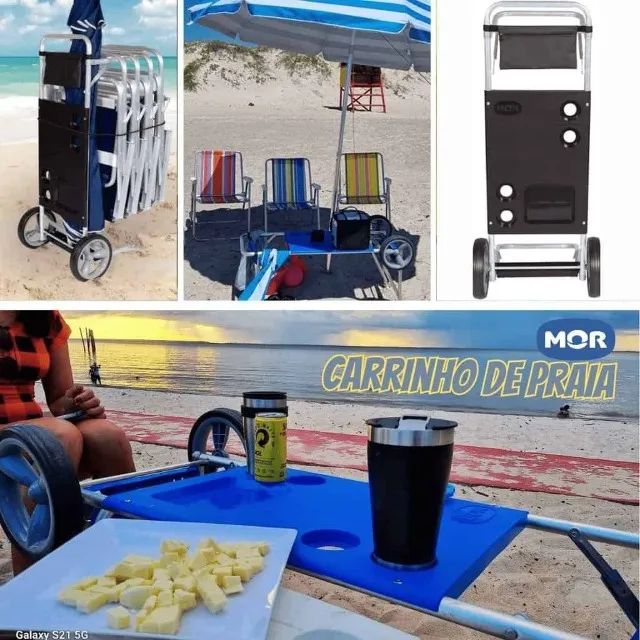 Carrinho de Praia com Avanço MOR - Foto 2