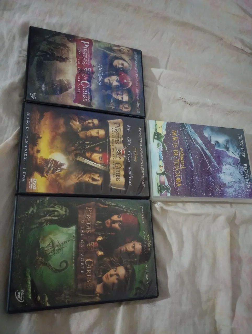 Coleção Completa Piratas do Caribe - DVD