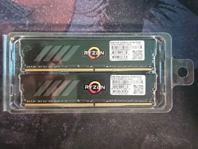 ? Memória RAM GEIL Phantom Gaming 16GB (2x8GB) 3000MHz - Usada e Funcionando! - Foto 2