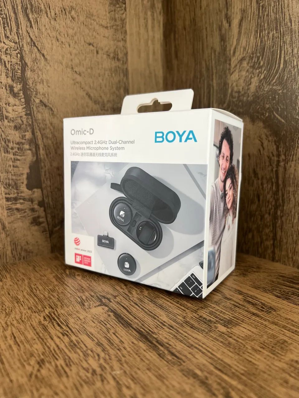 Microfone sem fio Boya Omic D64396937302145122