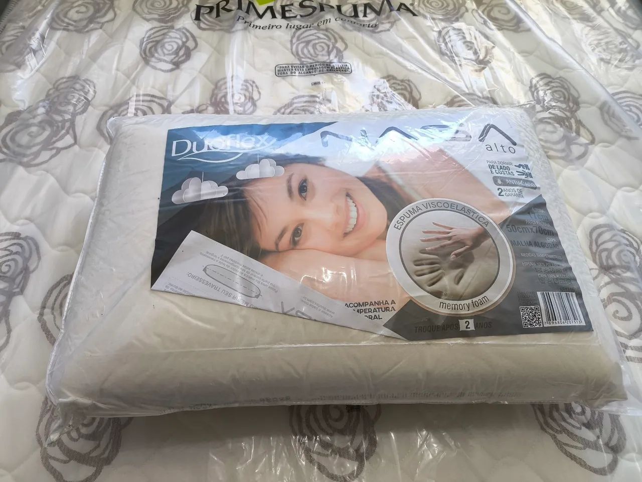 Travesseiro NASA Viscoelástico - Alto - DuoFlex - Foto 4