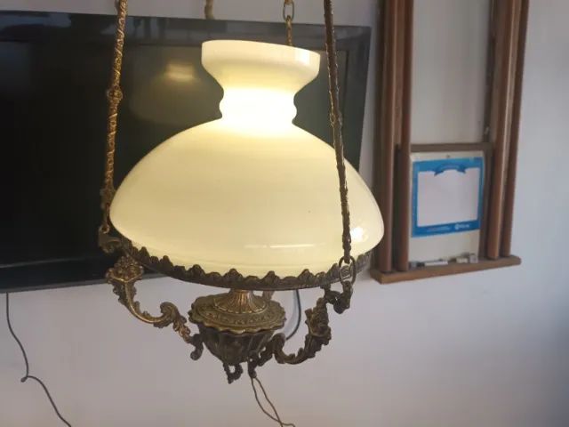 Lustre em bronze antigo - Foto 2