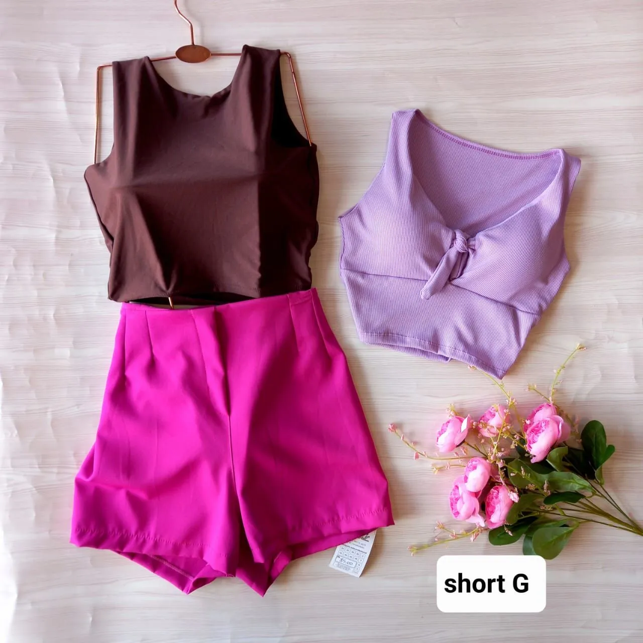 Conjunto Feminino Shorts e Top
