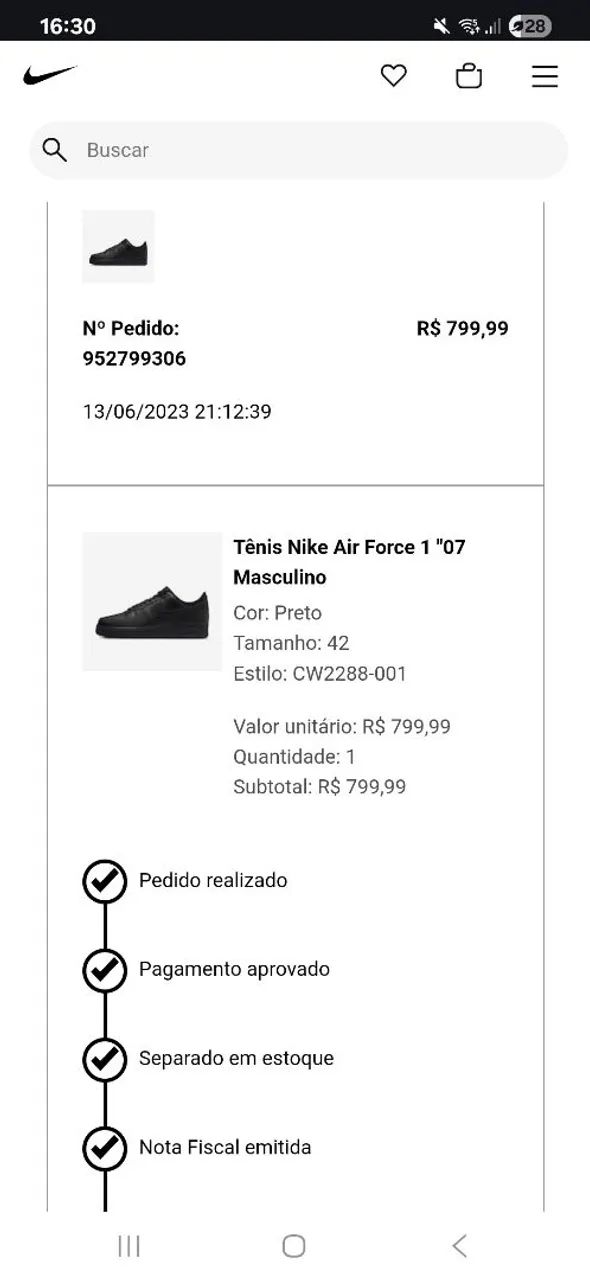 Tênis Nike Air Force 