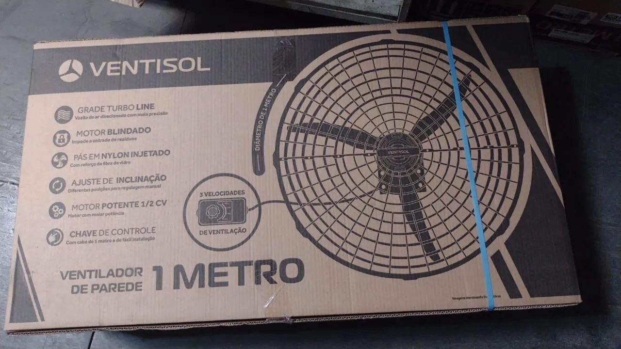 VENTILADOR INDUSTRIAL DE 1 METRO NOVO - Foto 4