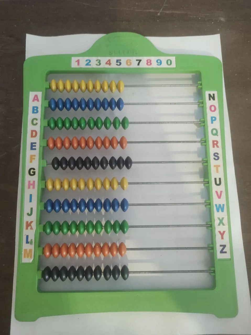 Brinquedo Antigo Ábaco 