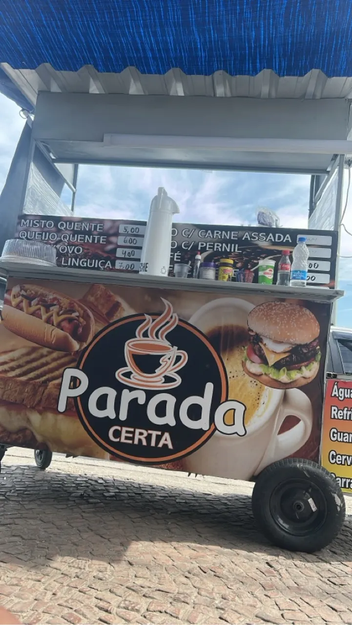 Carrinho de lanches Parada Certa - Ideal para seu negócio!