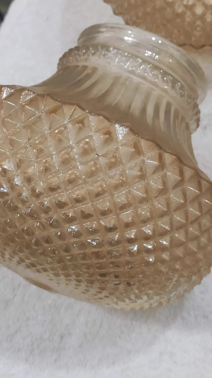 Par de Luminárias Antigas Bico de Jaca - Foto 3