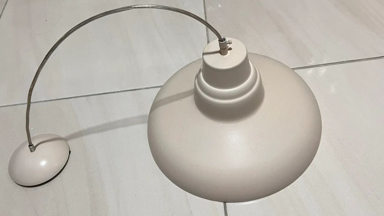 Lustre cúpulas  bege - Foto 2