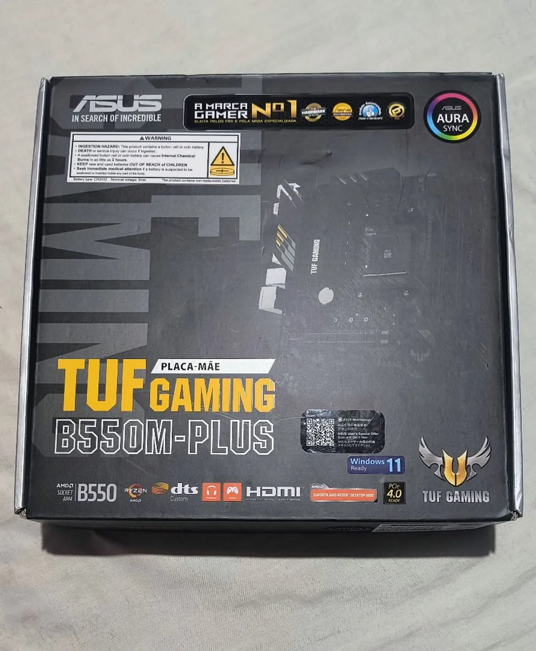 Placa-Mãe ASUS TUF Gaming B550M-PLUS