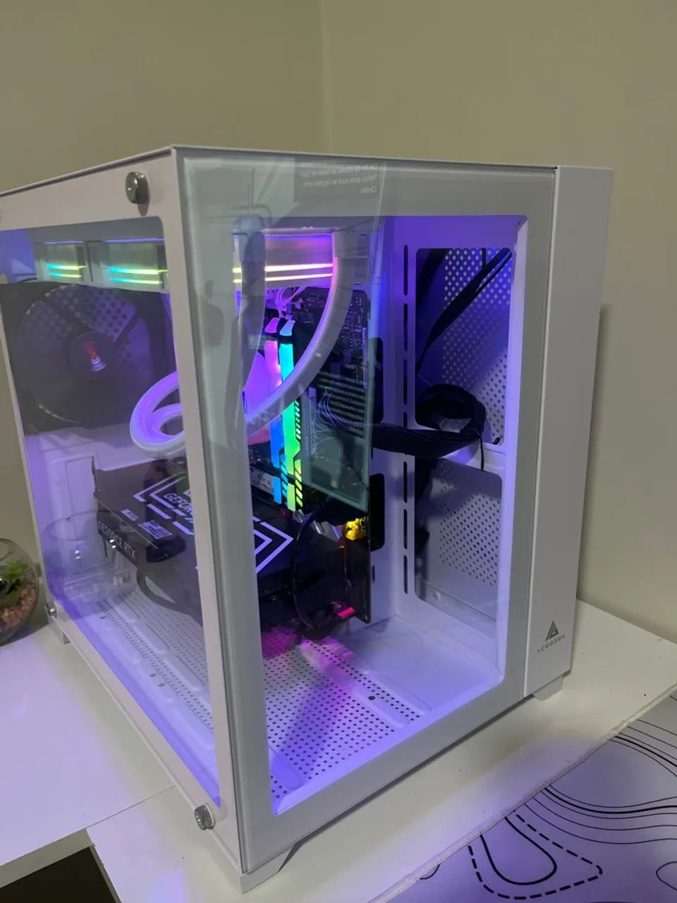 PC Gamer Ryzen 5 5600, RTX 4060, 32gb ram ddr4, 1tb ssd, fonte 650W - Foto 2