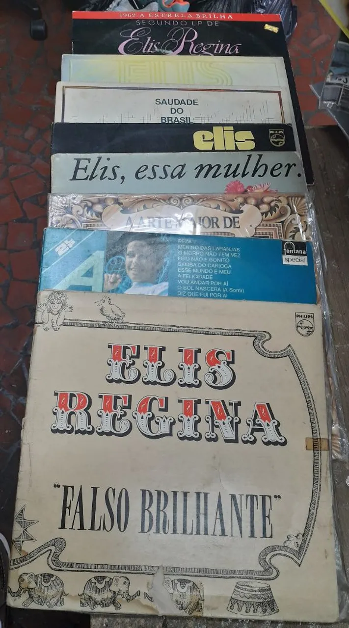 7 LPs Elis Regina - Coleção Rara e Memoráveli