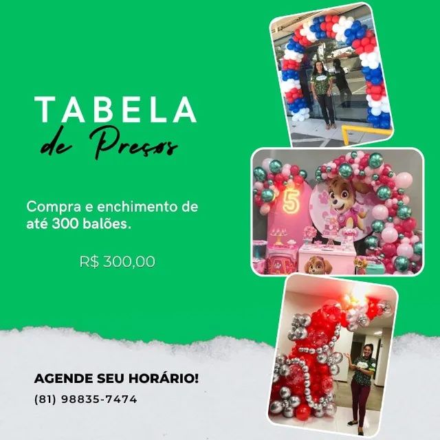 Decoração de balões - kits e pacotes promocionais  - Foto 3