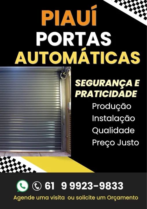 Portas de Enrolar Automáticas - Piauí portas automáticas