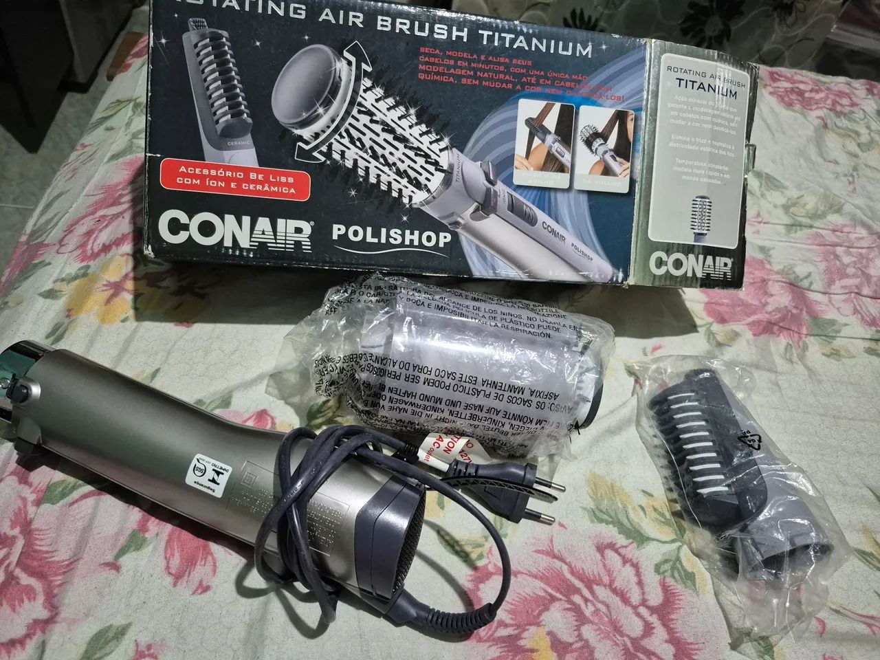 Secador de Cabelo Rotativo Conair Titanium