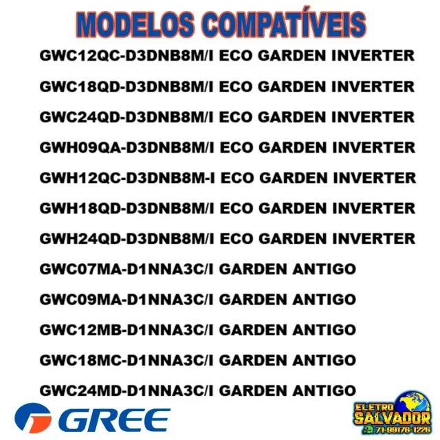Controle Ar Condicionado Split Green Bay Gree Gardem  - Foto 3