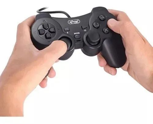 Controle Usb Para Pc Com Fio Joystick Knup KP-CN701 Loja Coimbra Computadores Entrega