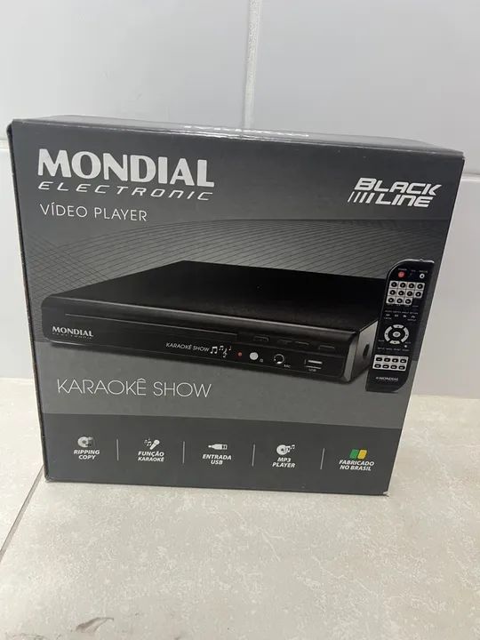 DVD Player Mondial Karaoke Show Black Line - Foto 3