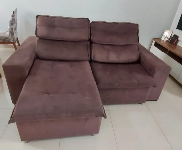 Sofá retrátil e reclinável