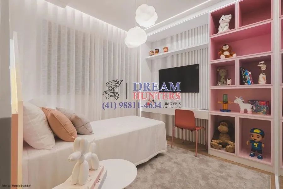 Apartamento de 150.33m² no bairro Juvevê, com 3 suítes,, 5 banheiros e 3 vagas de garagem
