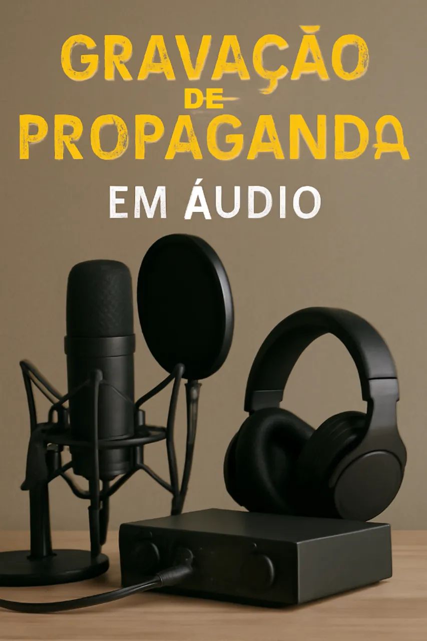 Gravação de Propagandas para Lojas e Eventos