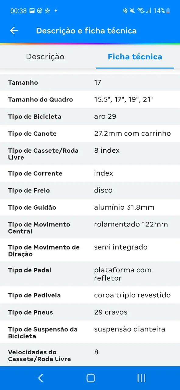 Bicicleta Aro 29 KRW Spotlight Alumínio Shimano TZ 24 Vel Freio a Disco SX1 - Foto 5