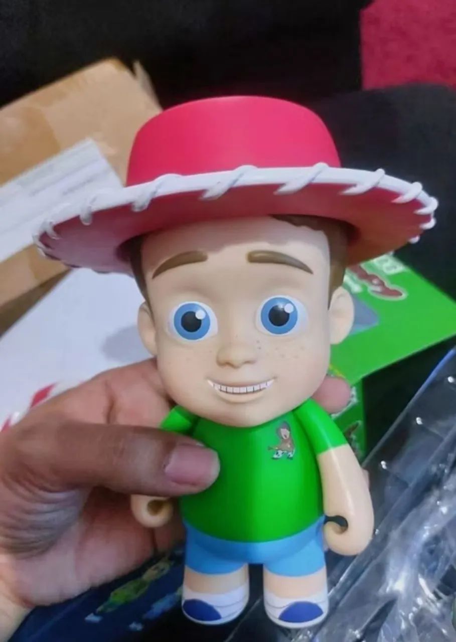 Boneco Toy Story Andy Original Disney NOVO TAG Woody buzz slinky rex Jessie bala no alvo