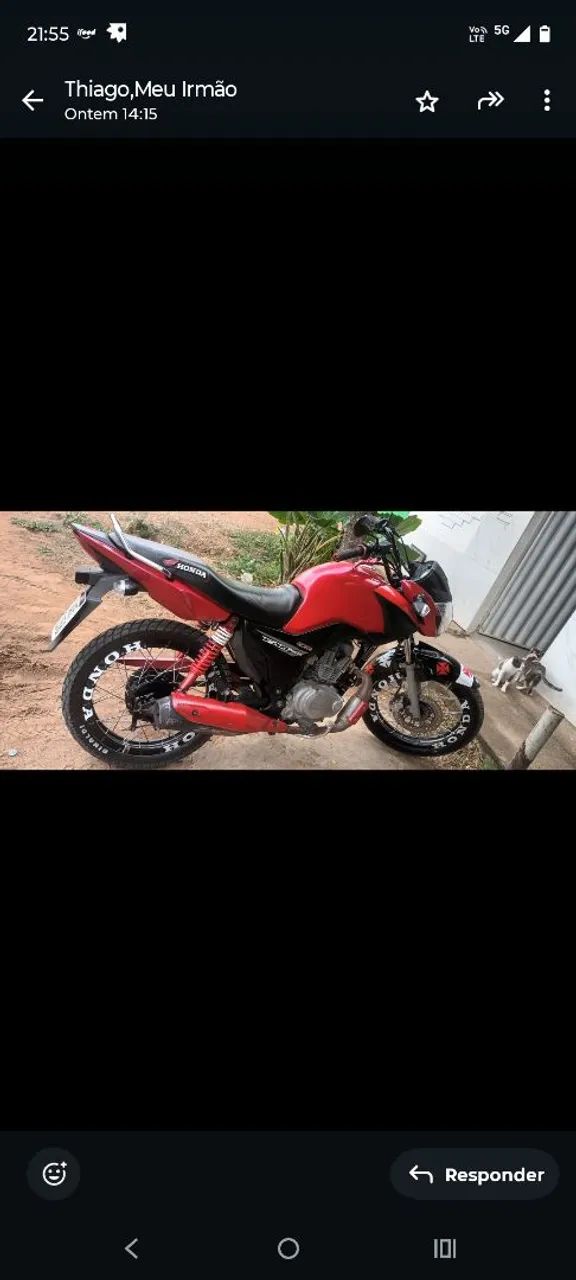 Moto cg fan 125,2014; toda em dias  - Foto 2
