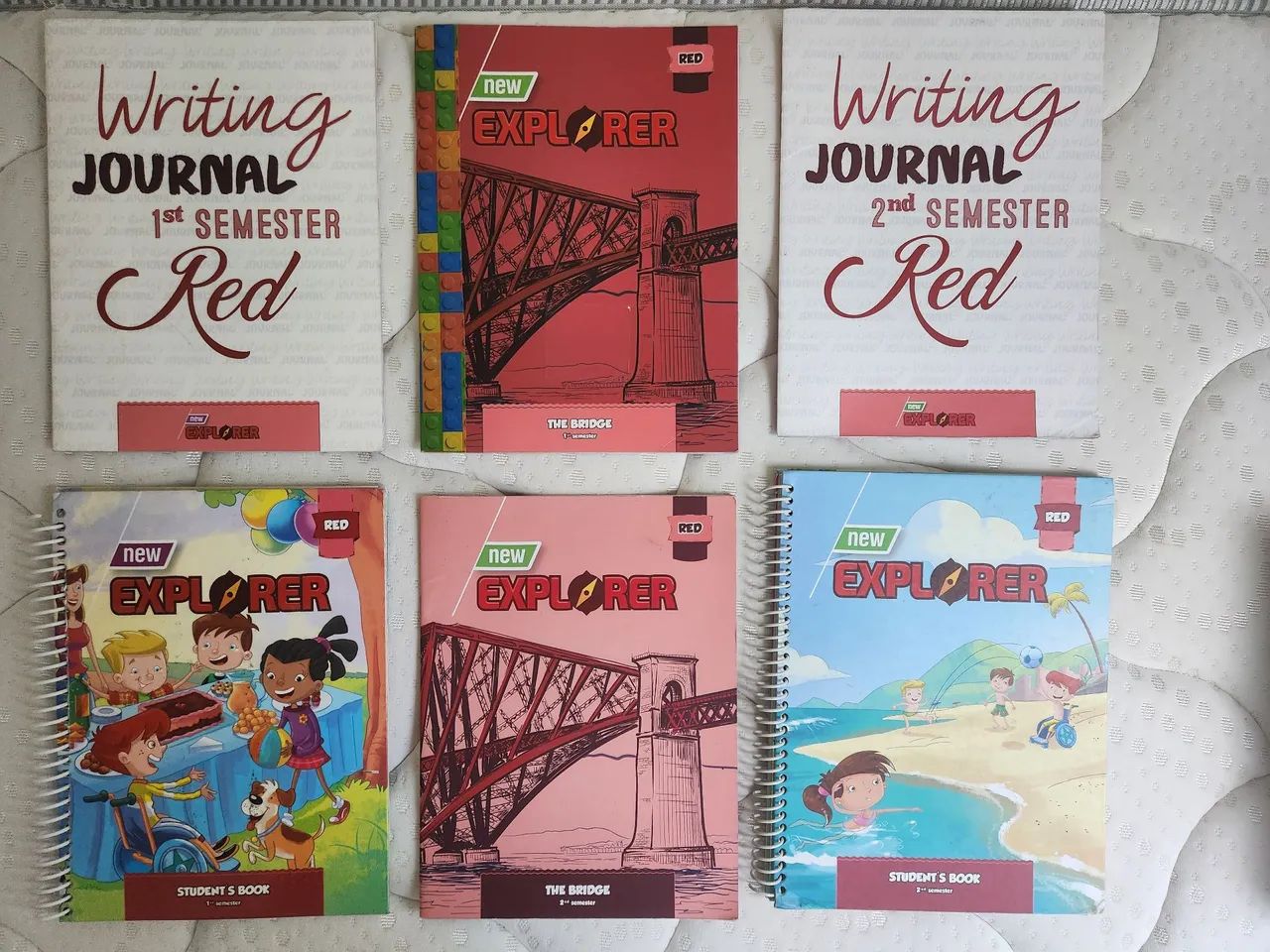 Kit livros red new explorer