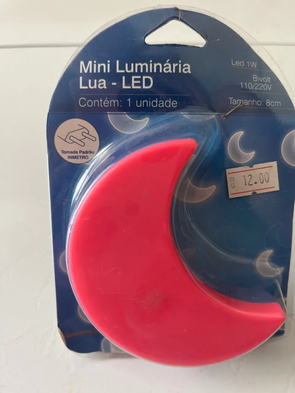 Mini Luminária Lua LED 1W Bivolt