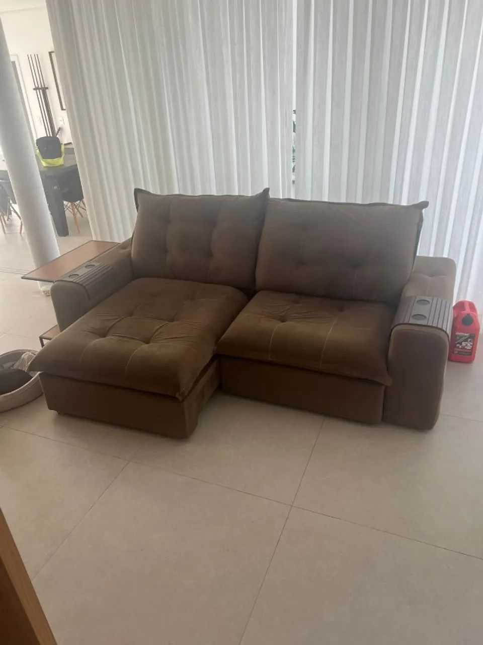 Sofá retrátil 2 lugares