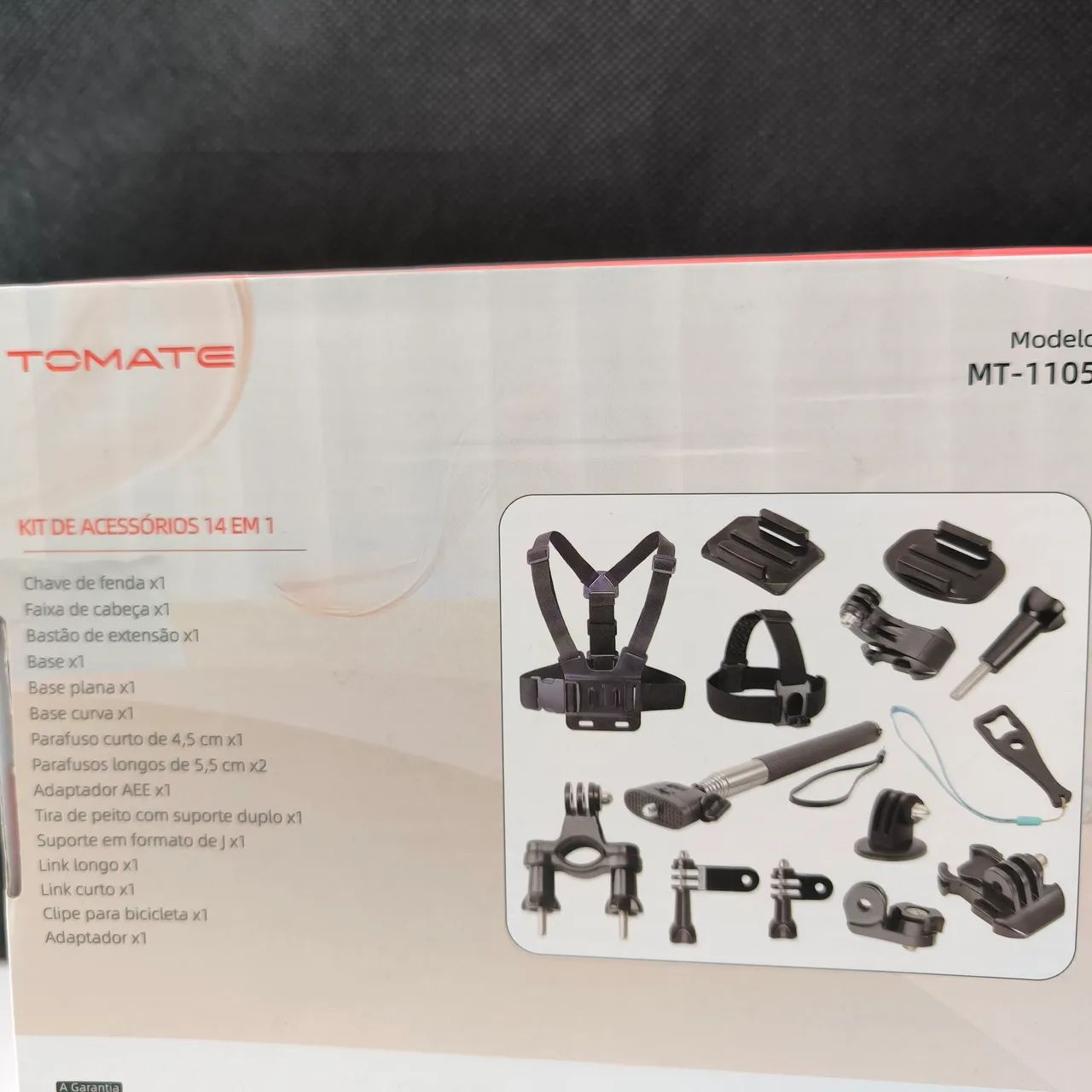Kit Acessórios Câmera de Ação Tomate 14 em 1 - Foto 2
