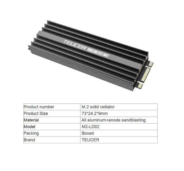 Dissipador de Calor Para NVMe Ssd M.2 2280 - Foto 6