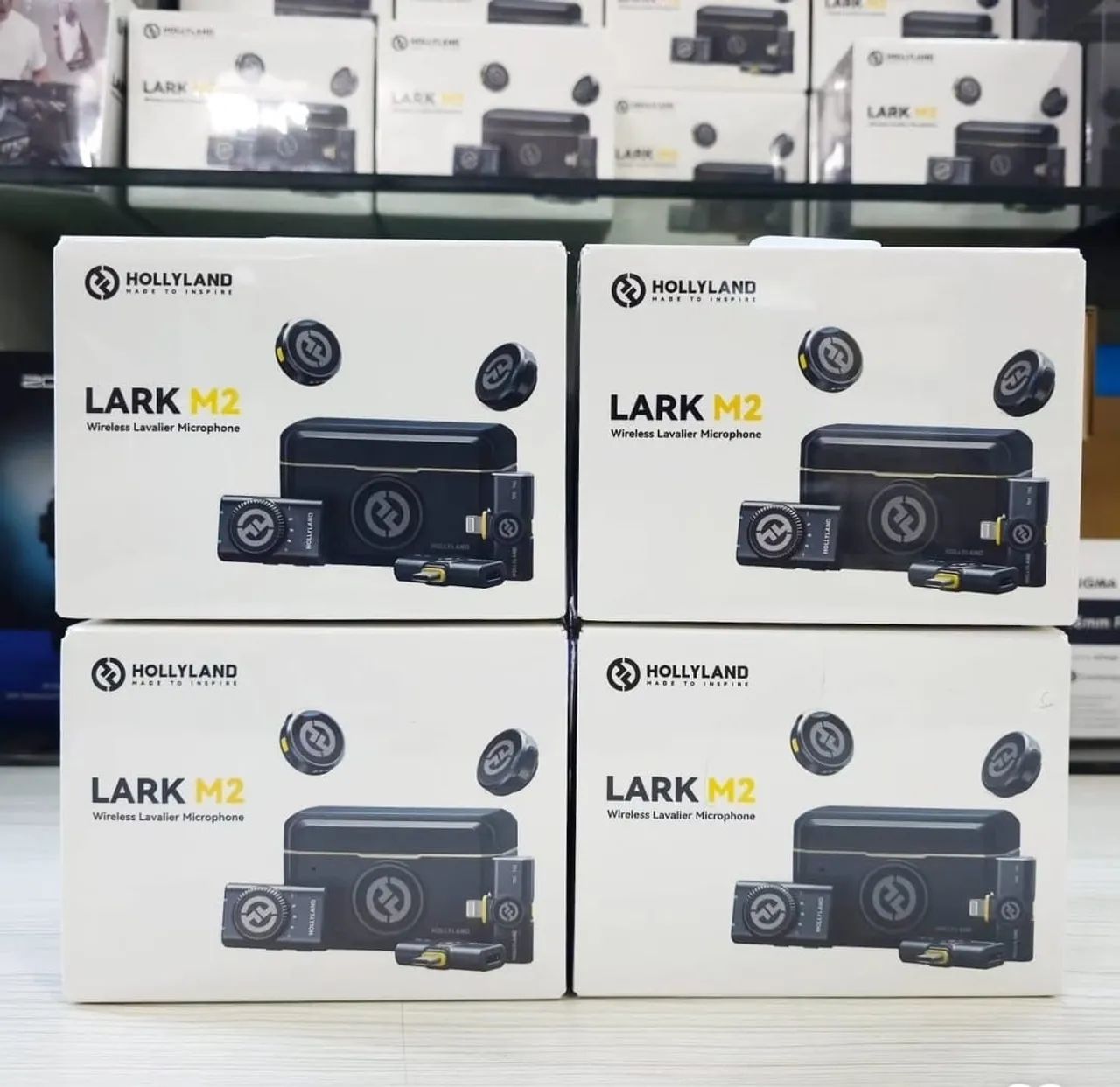 Microfone Lapela Wireless Hollyland Lark M2 - Foto 2