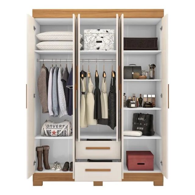 Guarda Roupa NT 6015 Notável Branco - Entrega Rápida!   - Foto 2
