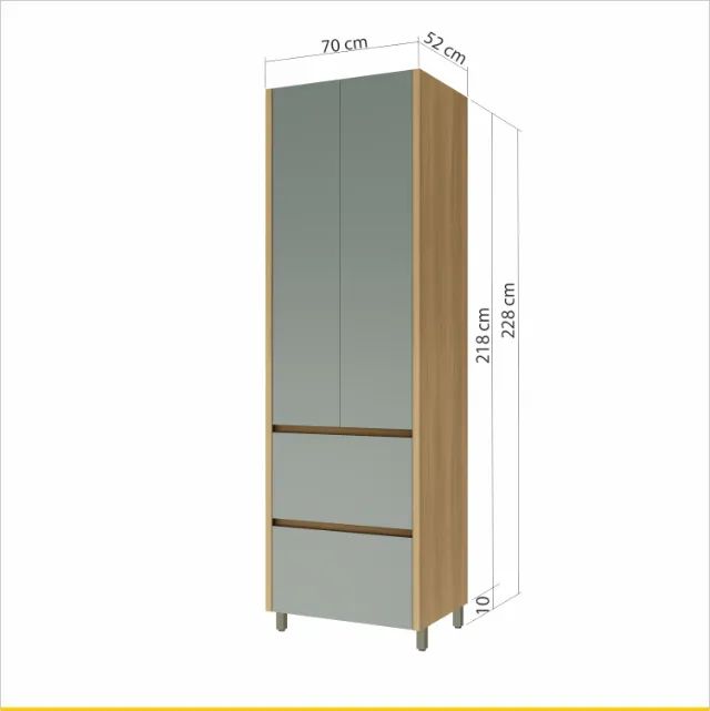  Paneleiro Marquesa 100% MDF - 2 Portas e 2 Gavetas!  - Foto 4