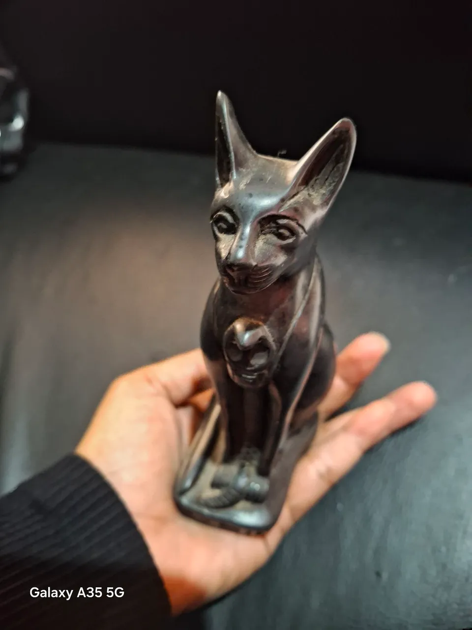 Escultura de Gato Egípcio - Decoração Única