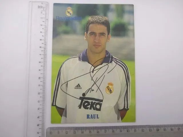 Cartao Postal Real Madrid: Raul - Foto 3
