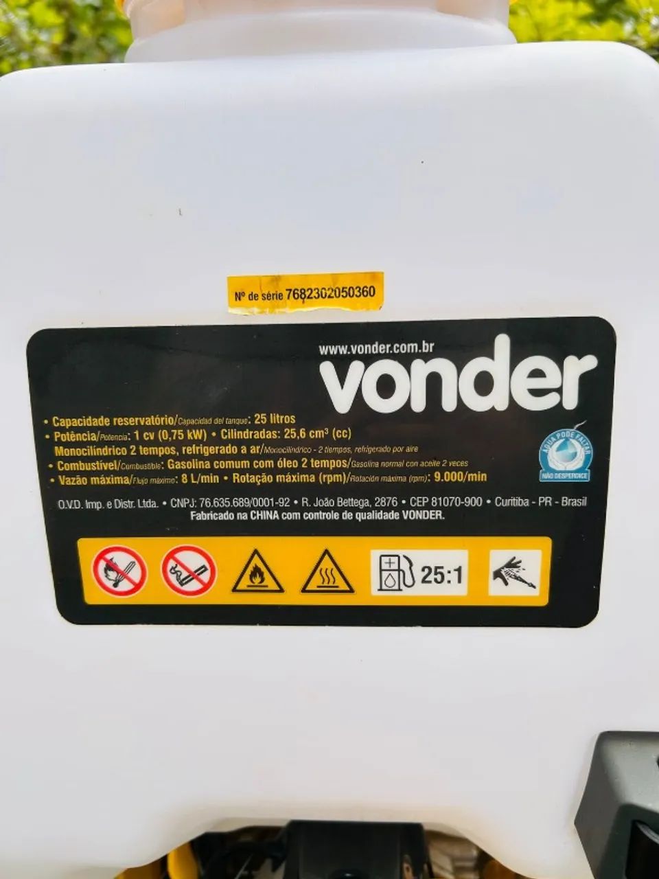 Pulverizador Costal Agrícola a Gasolina - 25 litros - Vonder - Foto 3