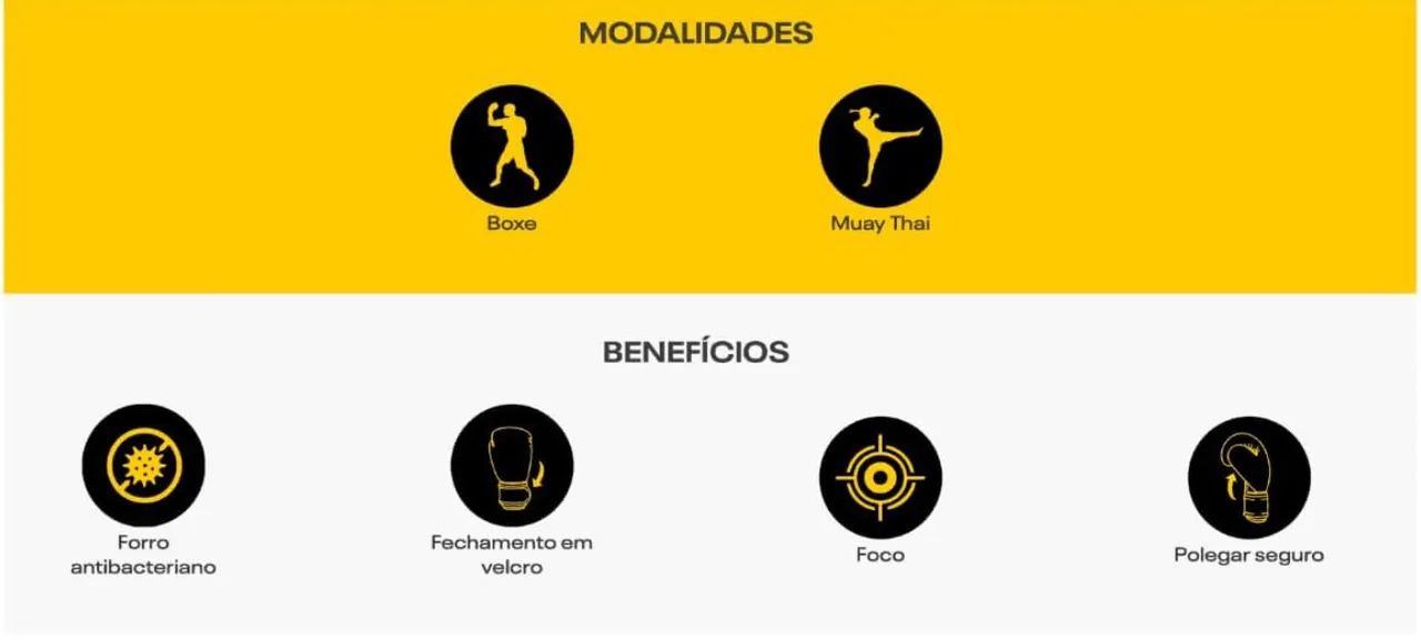 Luvas de Boxe Pretorian + Bandagem Elite Training 4,5m - Foto 4