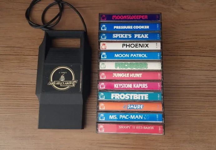 Atari 2600 Supercharger canal 3 + 12 fitas k7