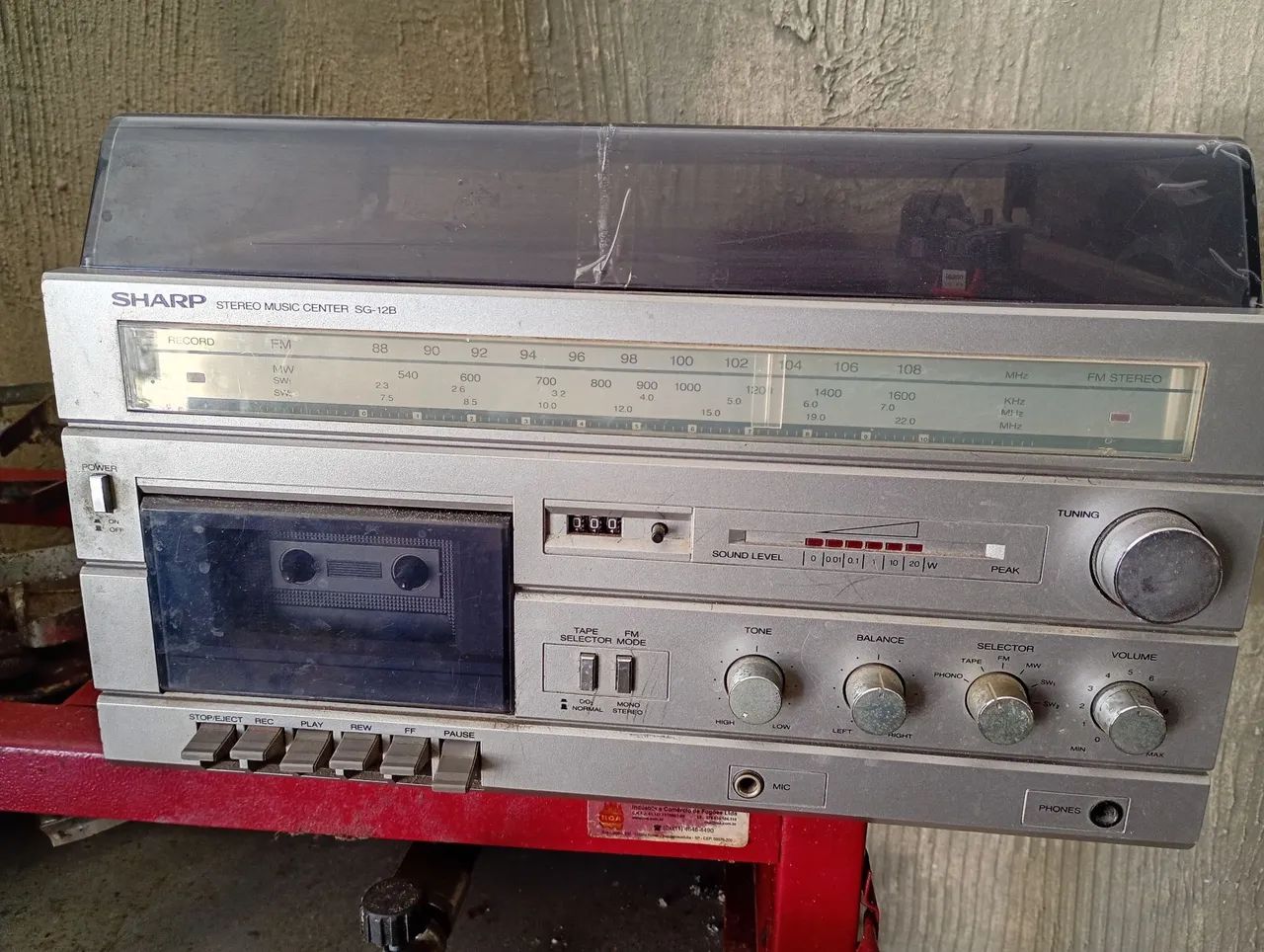 Aparelho de som 3x1 SHARP 110/220v
